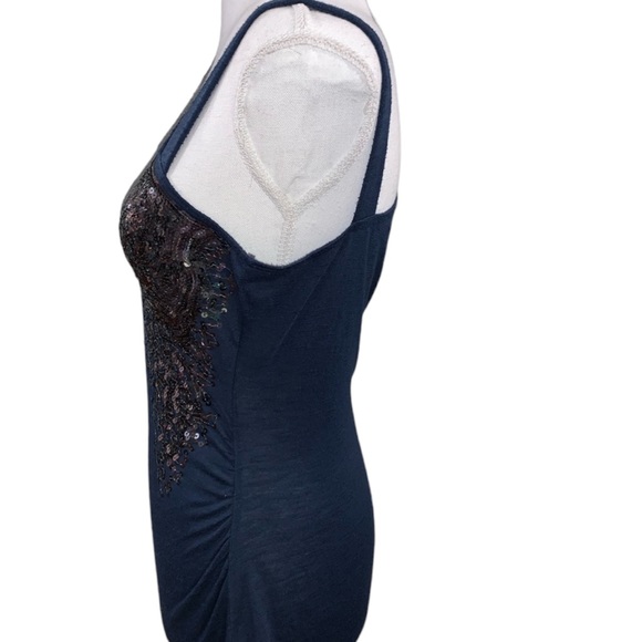 STUDIO Y: One Shoulder Sequin Embellished Top- Size Medium - Picture 7 of 12